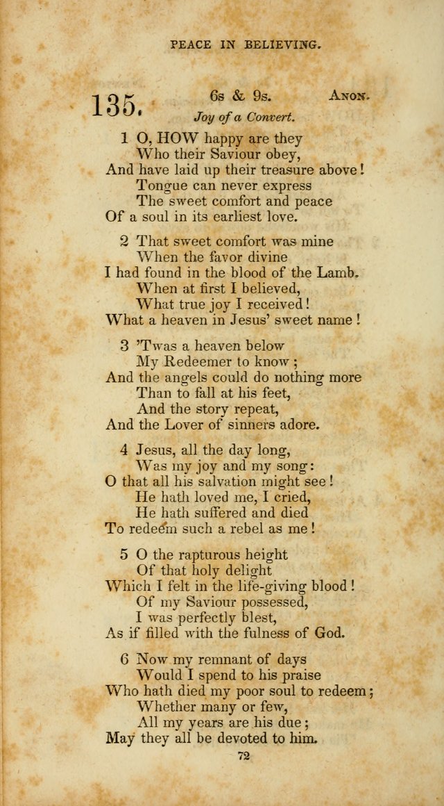 The Social Psalmist: a new selection of hymns for conference meetings and family worship page 72