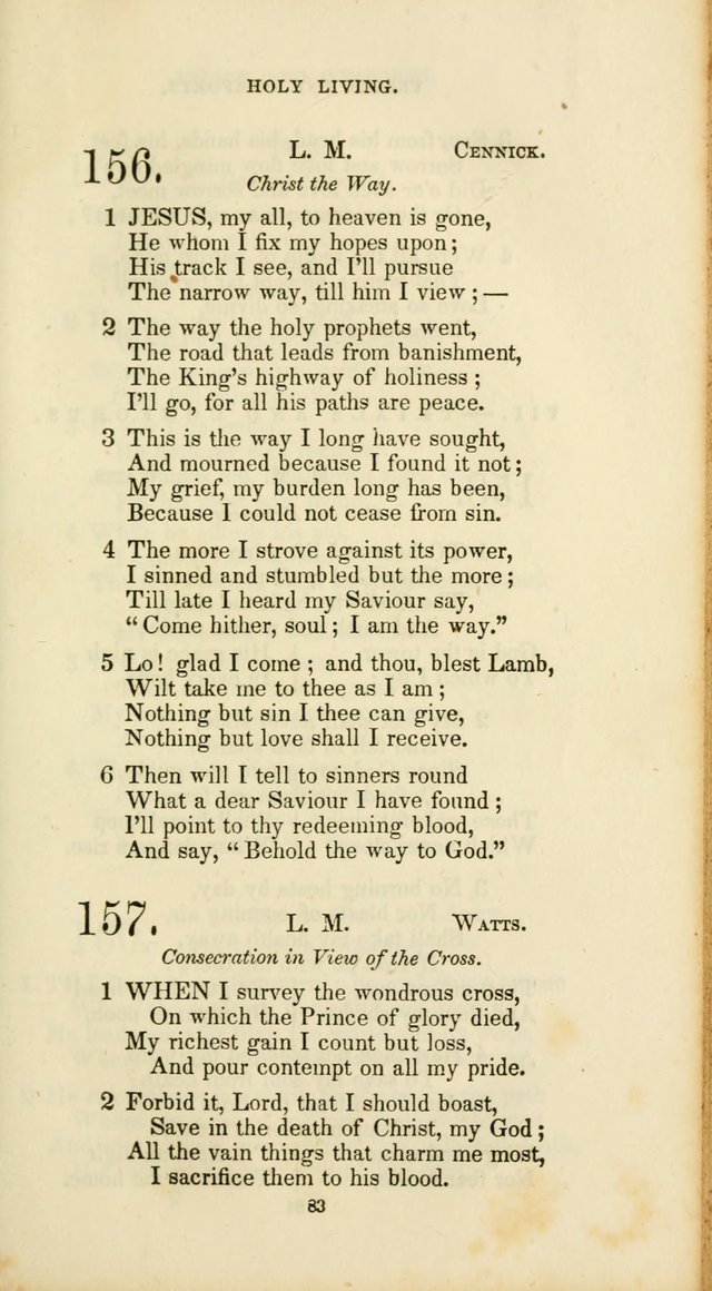 The Social Psalmist: a new selection of hymns for conference meetings and family worship page 83