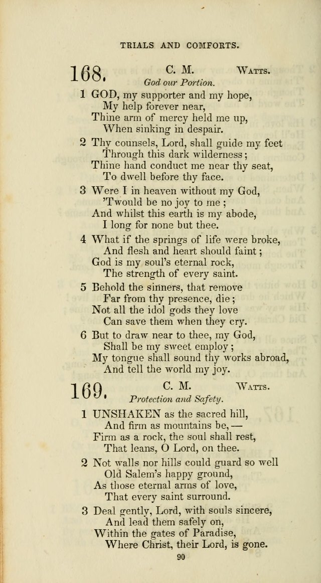 The Social Psalmist: a new selection of hymns for conference meetings and family worship page 90