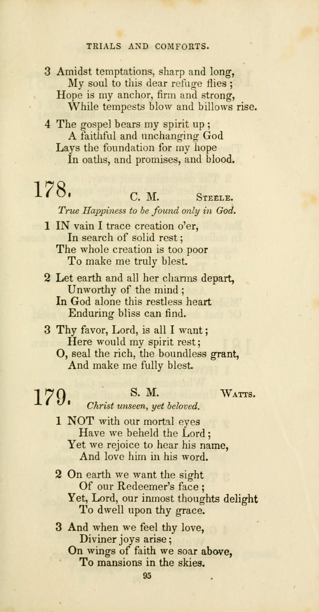 The Social Psalmist: a new selection of hymns for conference meetings and family worship page 95