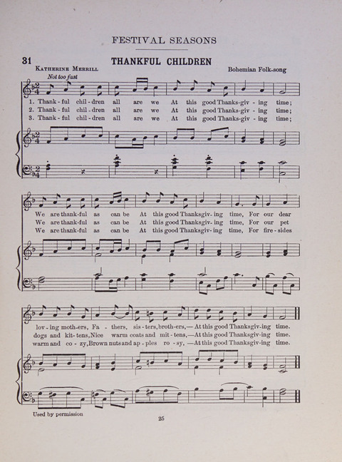Song and Play for Children: for Sunday and weekday use page 25