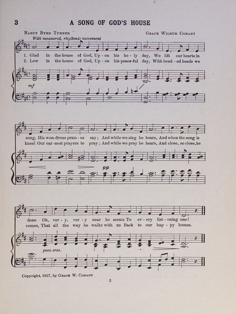 Song and Play for Children: for Sunday and weekday use page 3