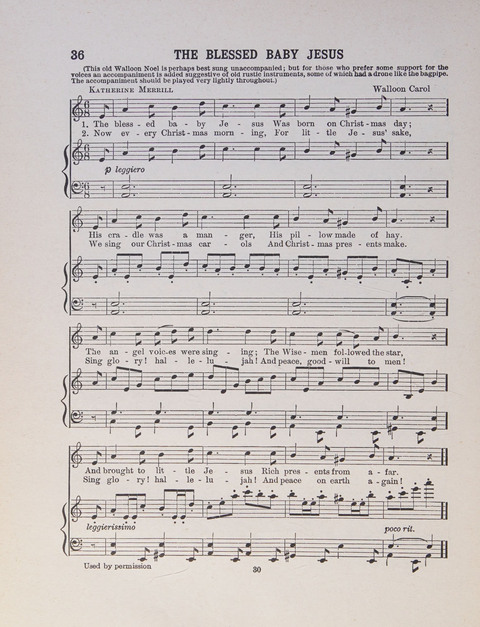 Song and Play for Children: for Sunday and weekday use page 30