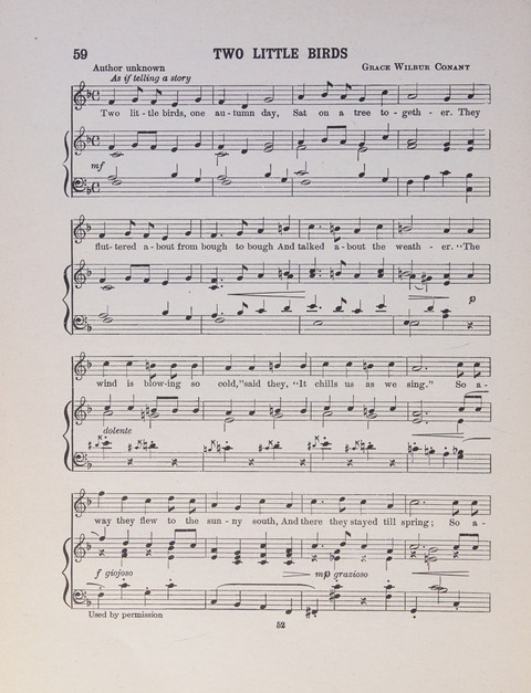 Song and Play for Children: for Sunday and weekday use page 52