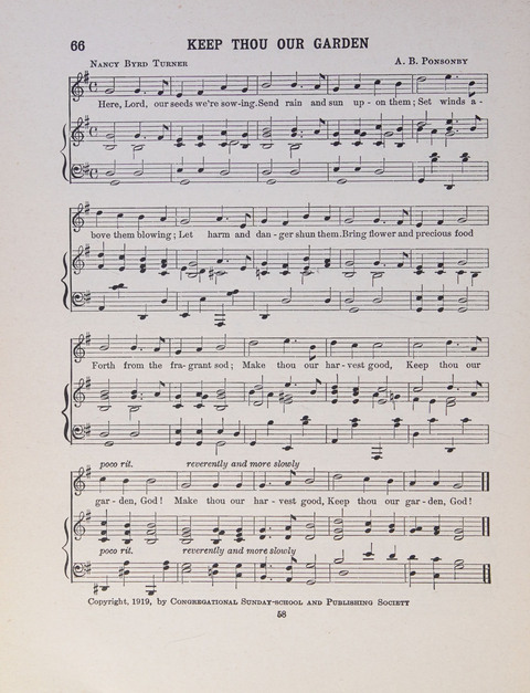 Song and Play for Children: for Sunday and weekday use page 58