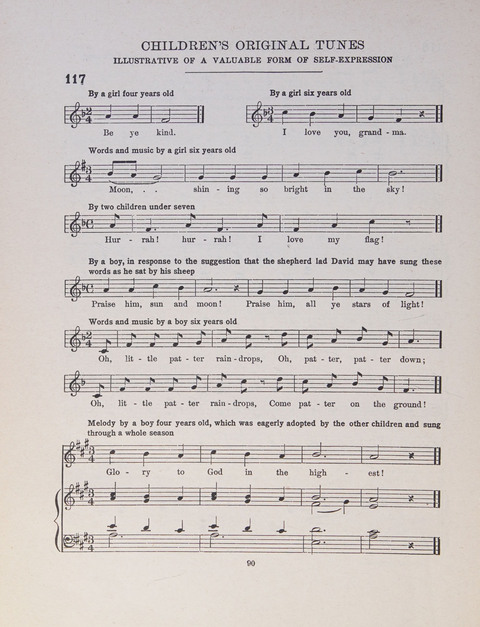 Song and Play for Children: for Sunday and weekday use page 90