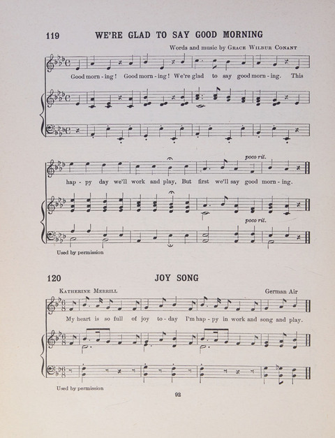 Song and Play for Children: for Sunday and weekday use page 92