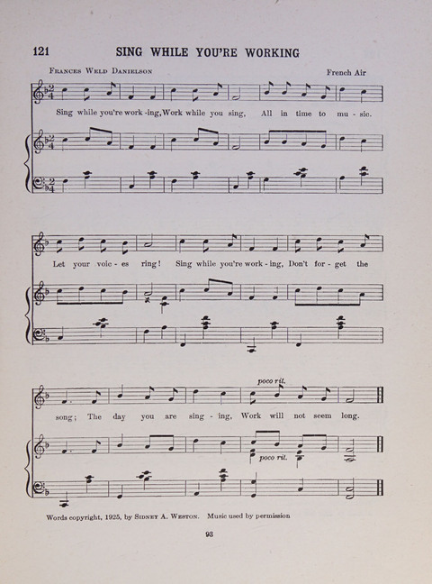 Song and Play for Children: for Sunday and weekday use page 93