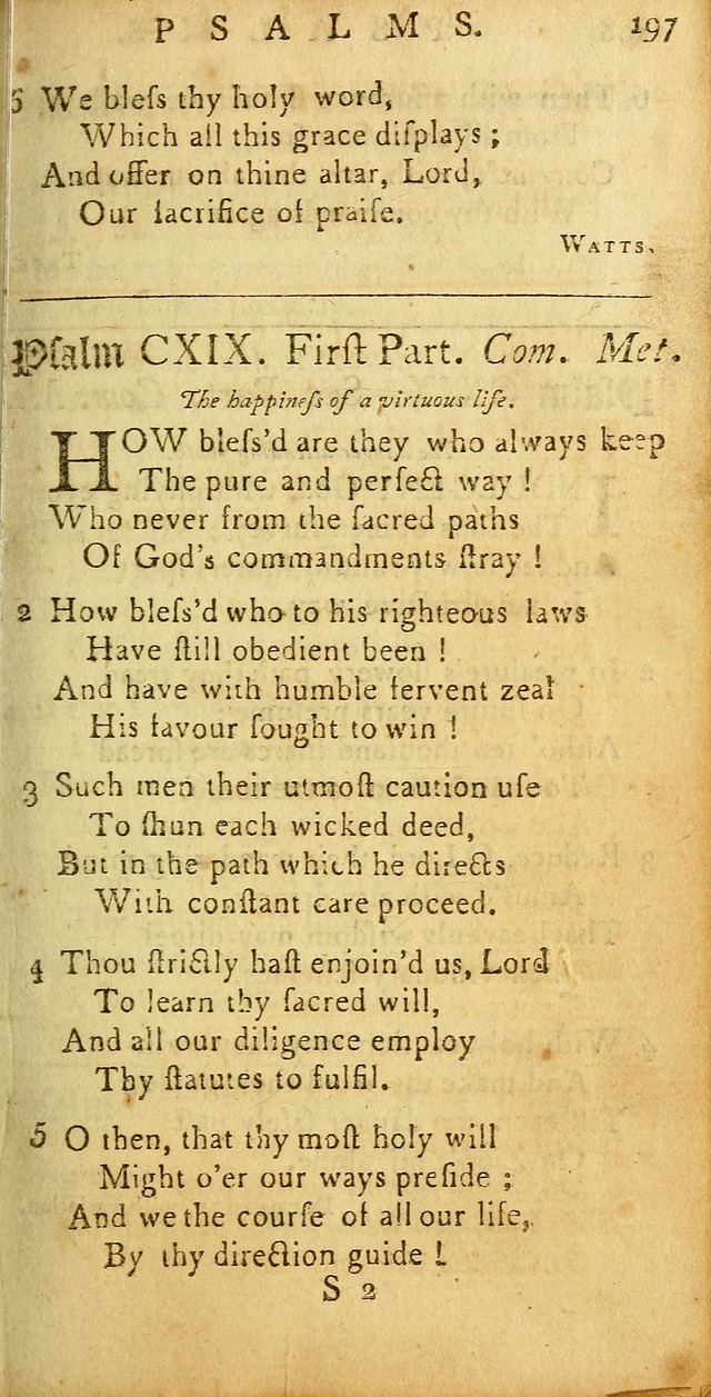 Sacred Poetry: consisting of psalms and hymns, adapted to Christian devotion, in public and private, selected from the best authors, with variations and additions page 201