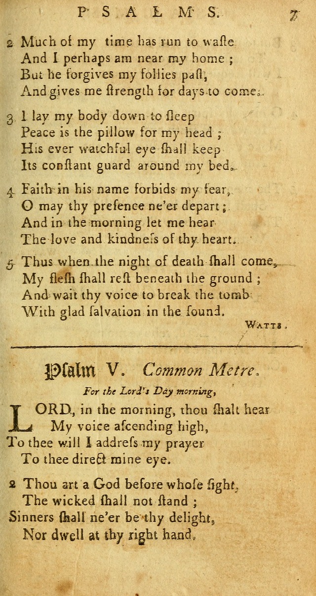 Sacred Poetry: consisting of psalms and hymns, adapted to Christian devotion, in public and private, selected from the best authors, with variations and additions page 7