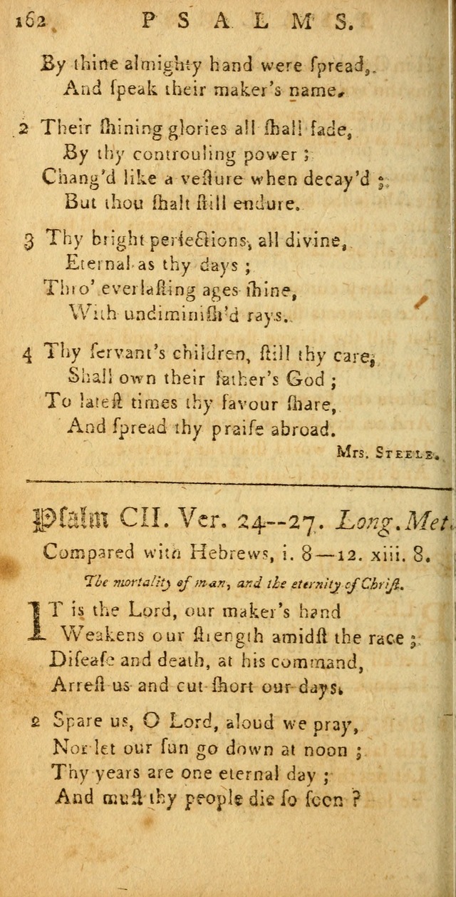 Sacred Poetry: Consisting of Psalms and Hymns, Adapted to Christian        Devotion, in Public and Private. 2nd ed. page 166