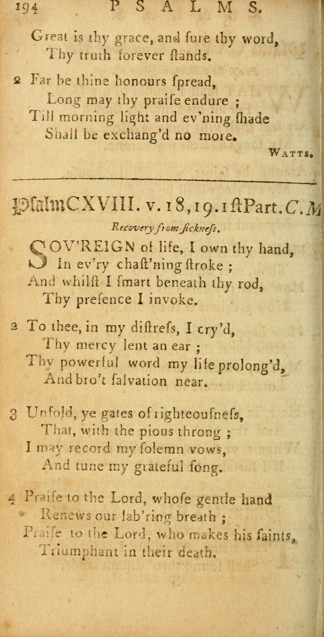 Sacred Poetry: Consisting of Psalms and Hymns, Adapted to Christian        Devotion, in Public and Private. 2nd ed. page 198