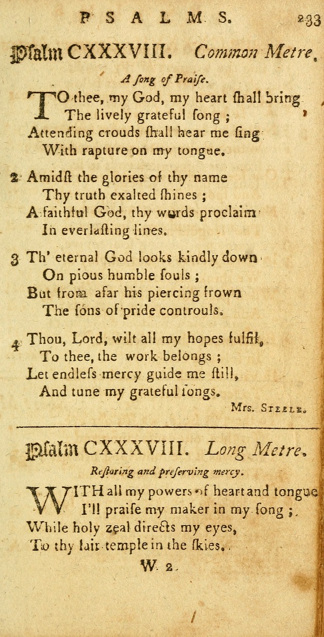Sacred Poetry: Consisting of Psalms and Hymns, Adapted to Christian        Devotion, in Public and Private. 2nd ed. page 237