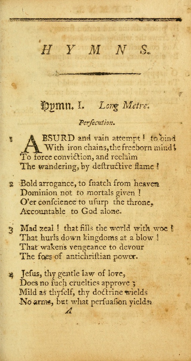Sacred Poetry: Consisting of Psalms and Hymns, Adapted to Christian        Devotion, in Public and Private. 2nd ed. page 281