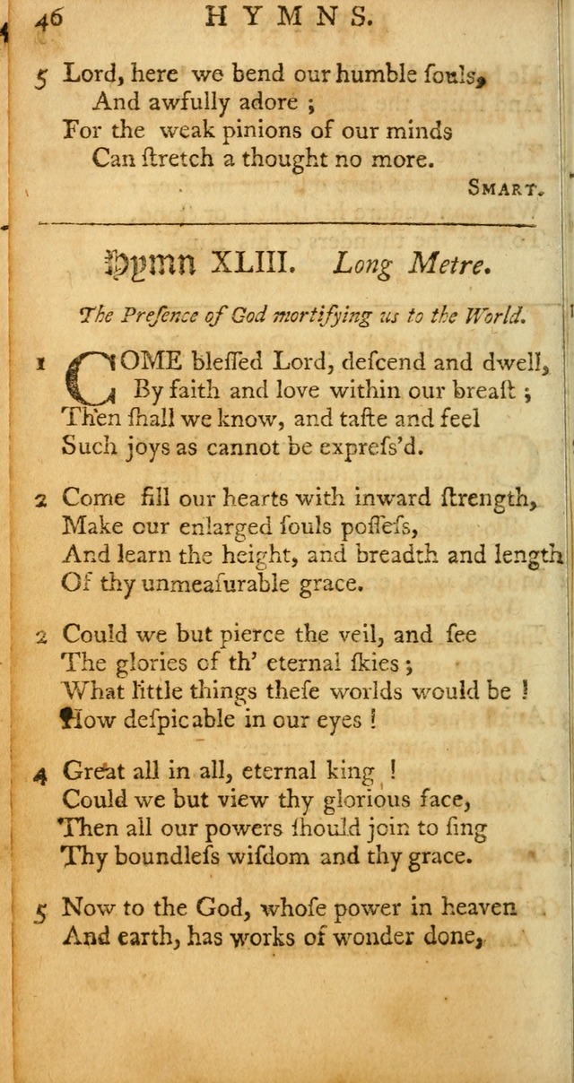 Sacred Poetry: Consisting of Psalms and Hymns, Adapted to Christian        Devotion, in Public and Private. 2nd ed. page 326