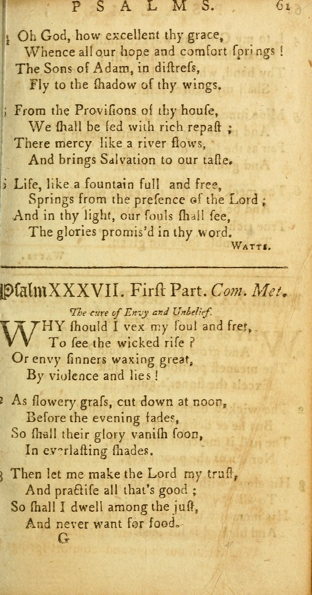 Sacred Poetry: Consisting of Psalms and Hymns, Adapted to Christian        Devotion, in Public and Private. 2nd ed. page 63