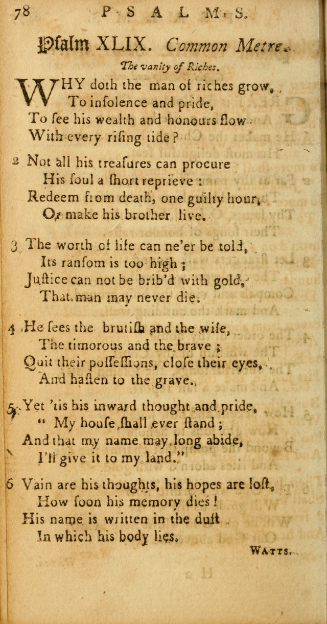 Sacred Poetry: Consisting of Psalms and Hymns, Adapted to Christian        Devotion, in Public and Private. 2nd ed. page 80