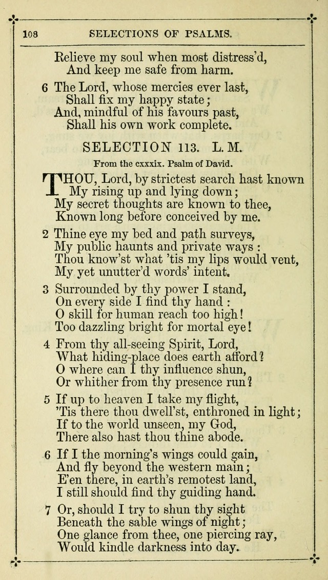 Selections from the Psalms of David in Metre: with hymns suited to the feasts and fasts of the church, and other occasions of public worship page 110
