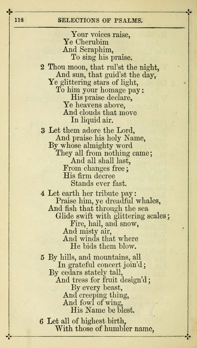 Selections from the Psalms of David in Metre: with hymns suited to the feasts and fasts of the church, and other occasions of public worship page 120