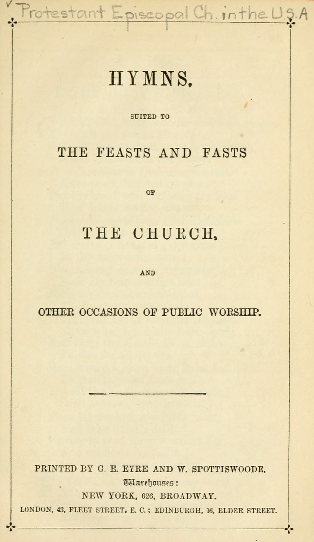 Selections from the Psalms of David in Metre: with hymns suited to the feasts and fasts of the church, and other occasions of public worship page 133