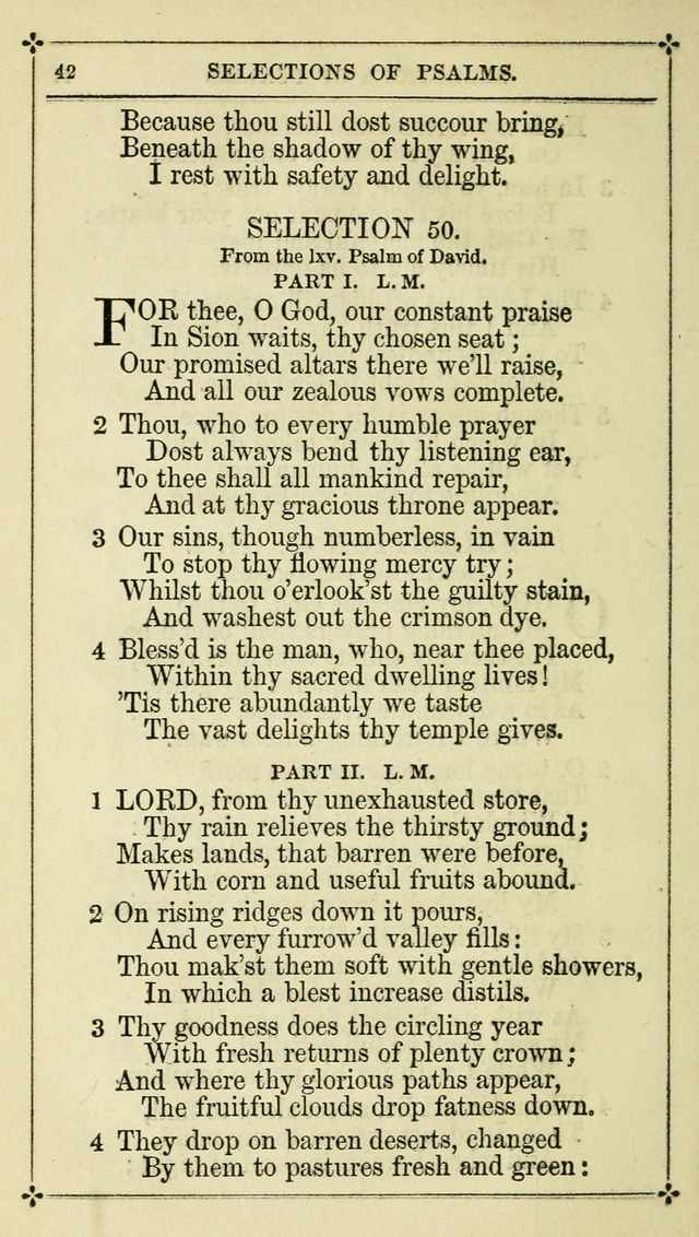Selections from the Psalms of David in Metre: with hymns suited to the feasts and fasts of the church, and other occasions of public worship page 42