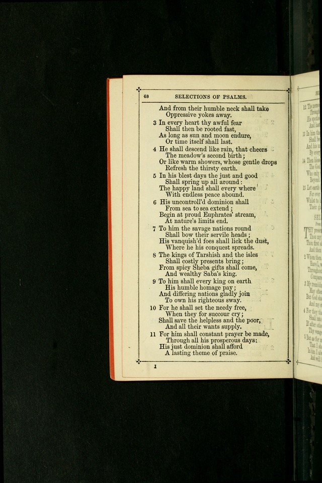 Selections from the Psalms of David in Metre: with hymns suited to the feasts and fasts of the church, and other occasions of public worship page 48