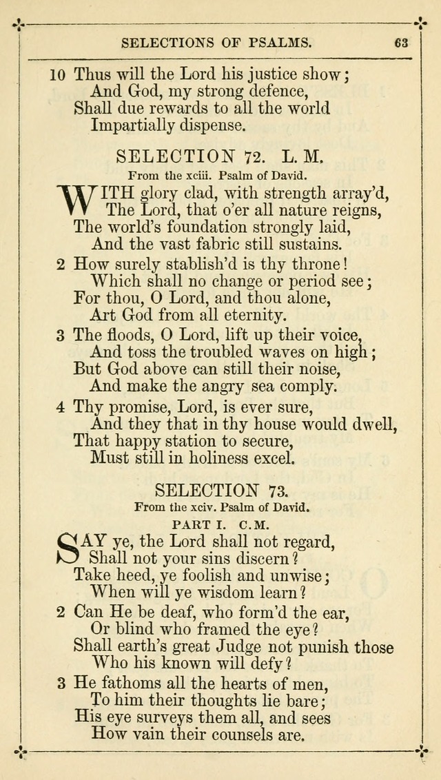 Selections from the Psalms of David in Metre: with hymns suited to the feasts and fasts of the church, and other occasions of public worship page 65
