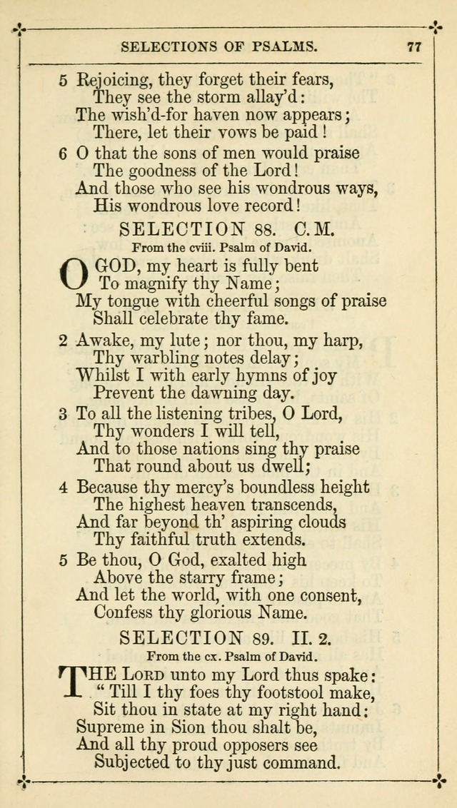 Selections from the Psalms of David in Metre: with hymns suited to the feasts and fasts of the church, and other occasions of public worship page 79