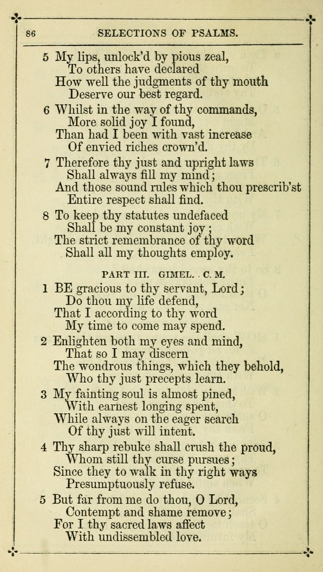 Selections from the Psalms of David in Metre: with hymns suited to the feasts and fasts of the church, and other occasions of public worship page 88