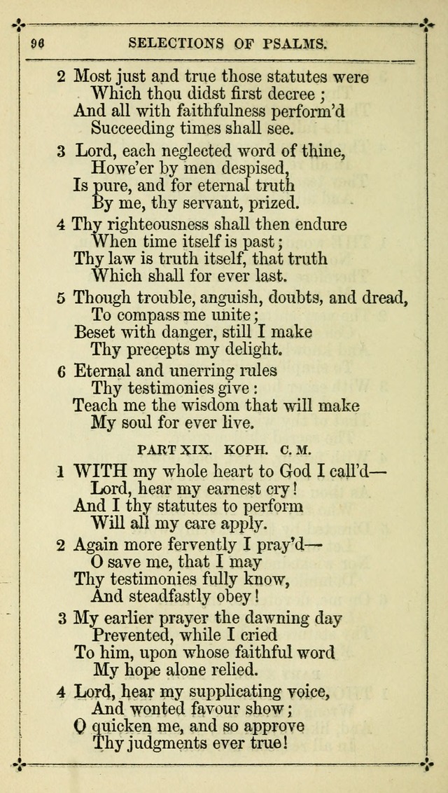 Selections from the Psalms of David in Metre: with hymns suited to the feasts and fasts of the church, and other occasions of public worship page 98