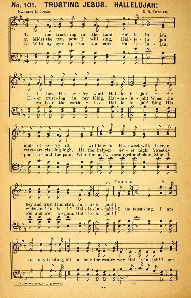 Songs of the Pentecost for the Forward Gospel Movement page 100