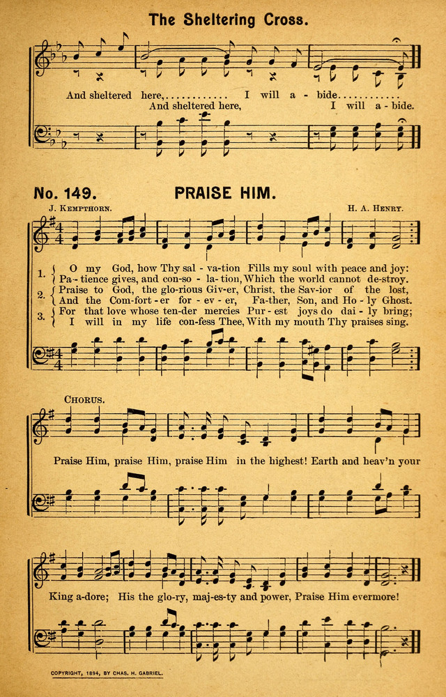 Songs of the Pentecost for the Forward Gospel Movement page 147