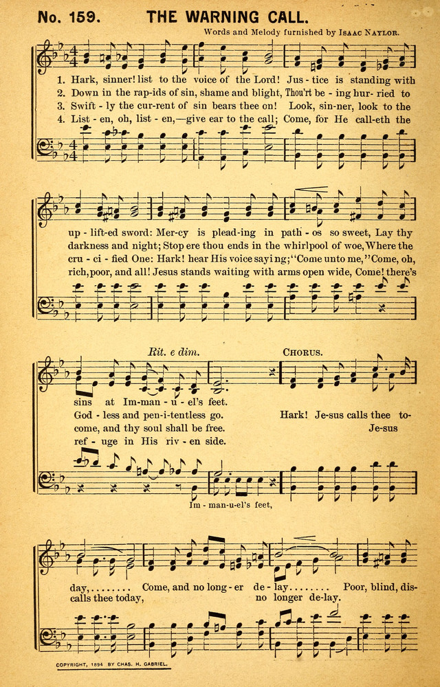 Songs of the Pentecost for the Forward Gospel Movement page 158