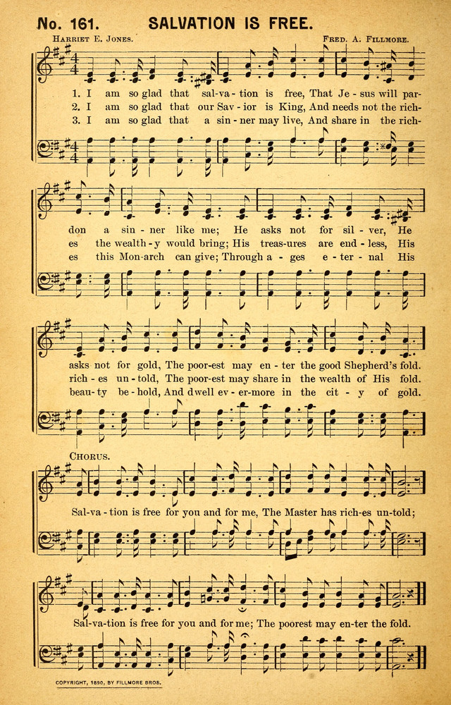 Songs of the Pentecost for the Forward Gospel Movement page 160