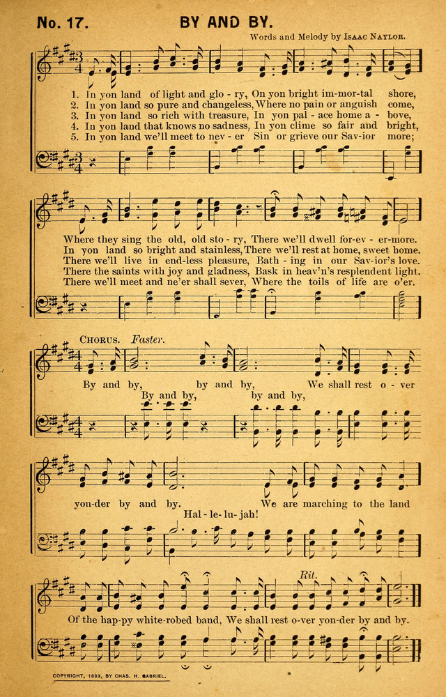 Songs of the Pentecost for the Forward Gospel Movement page 17