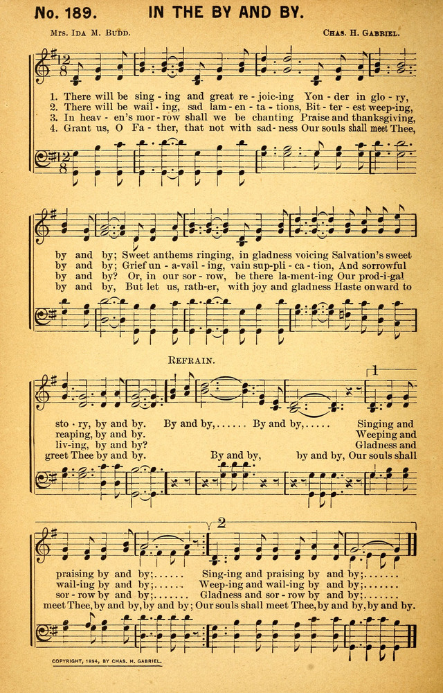 Songs of the Pentecost for the Forward Gospel Movement page 188