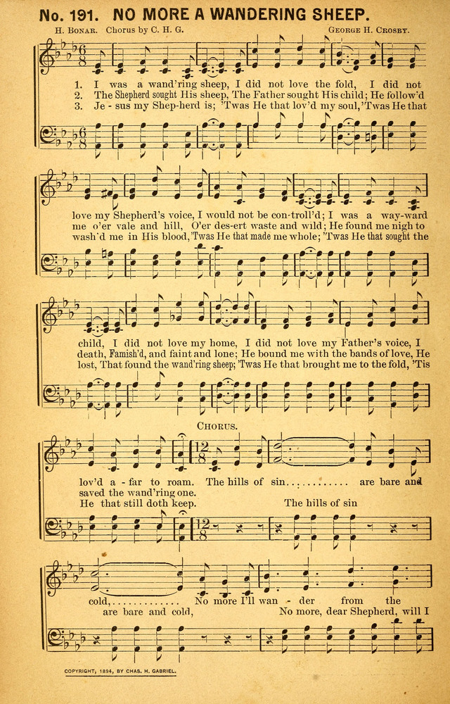 Songs of the Pentecost for the Forward Gospel Movement page 190