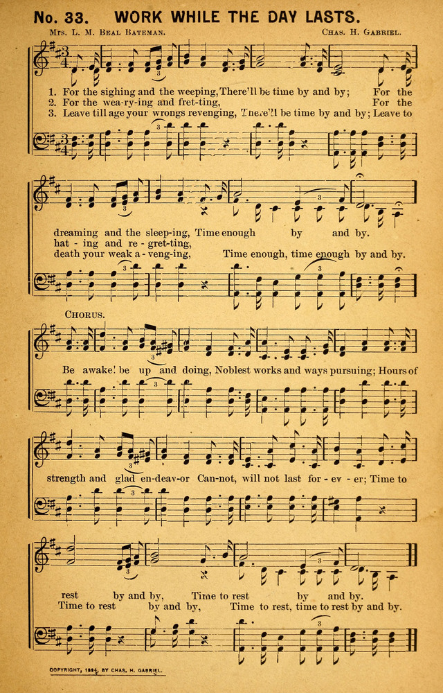 Songs of the Pentecost for the Forward Gospel Movement page 33