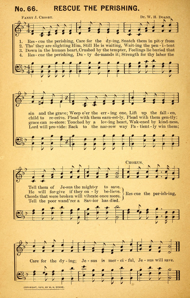 Songs of the Pentecost for the Forward Gospel Movement page 66