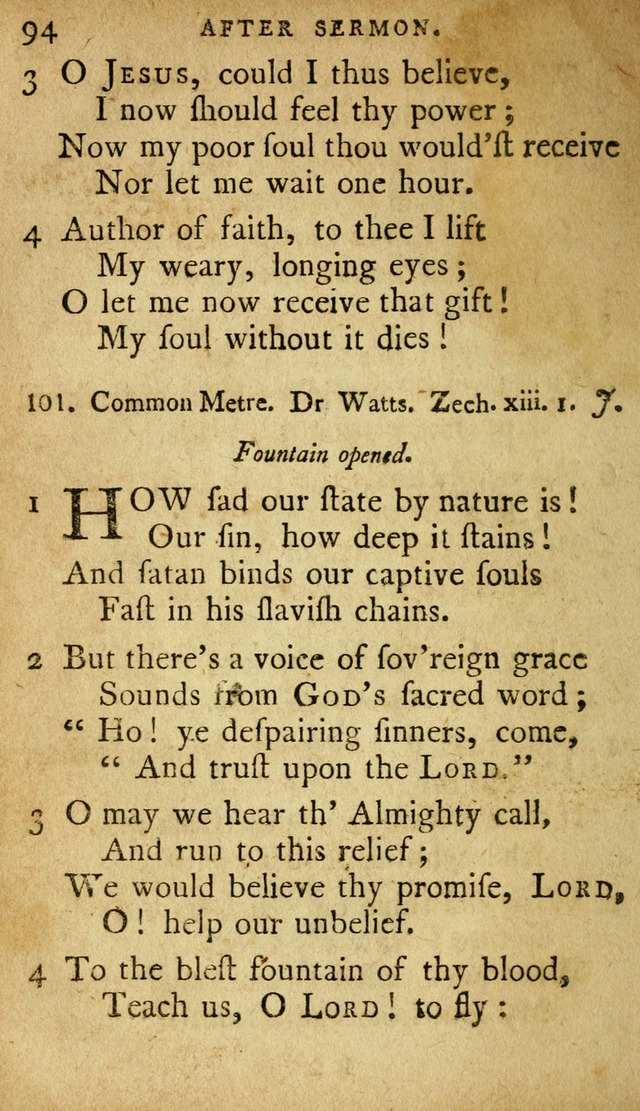 A Selection of Psalms and Hymns: done under appointment of the Philadelphian Association (2nd ed) page 116