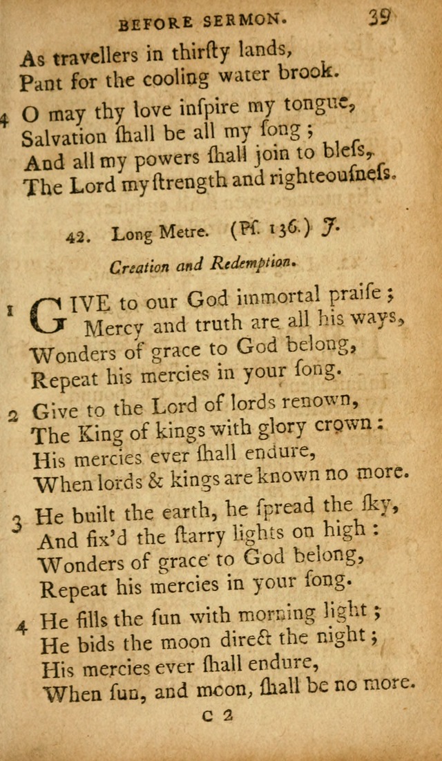 A Selection of Psalms and Hymns: done under appointment of the Philadelphian Association (2nd ed) page 61