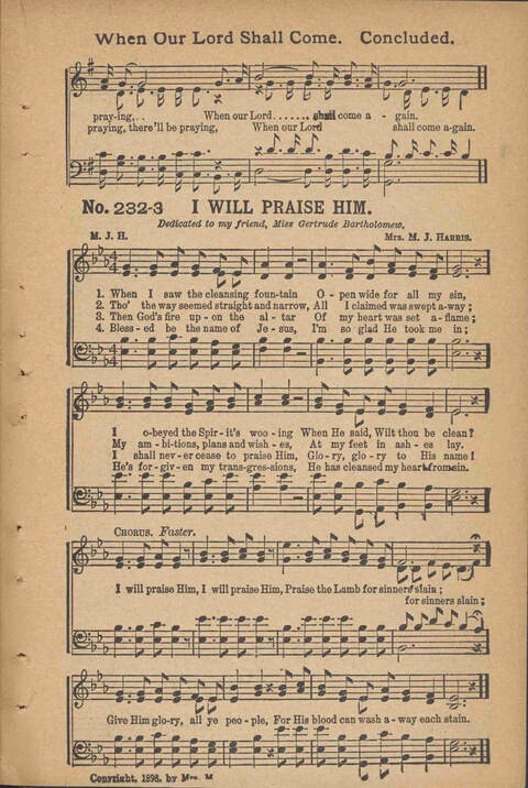 Songs of Pentecostal Power, Complete page 172