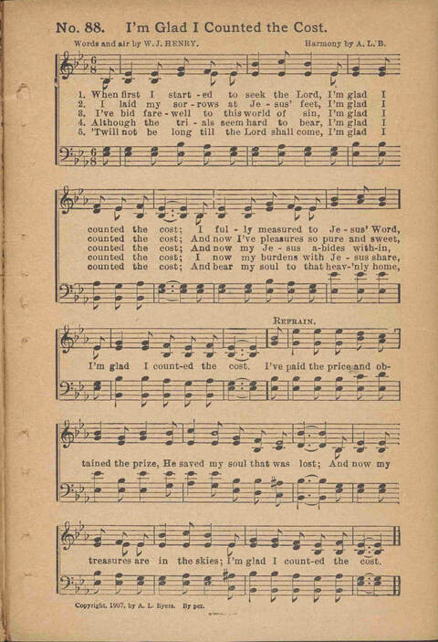 Songs of Pentecostal Power, Complete page 72