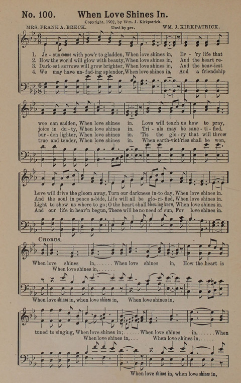 Sacred Praise: for Use in Gospel Meetings, Evangelistic Services ... page 100