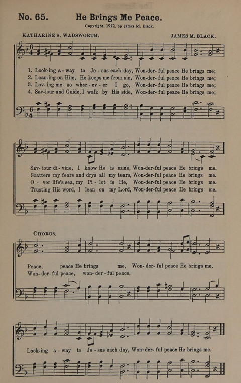 Sacred Praise: for Use in Gospel Meetings, Evangelistic Services ... page 65