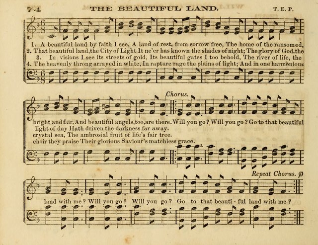 The Shining Star : A New Collection of Hymns and Tunes for Sunday Schools page 73