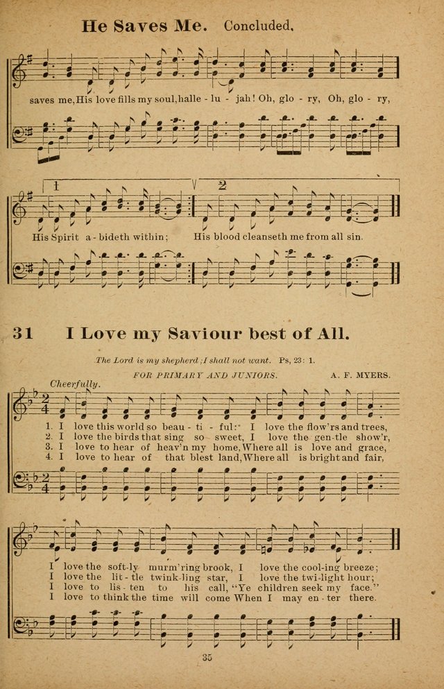 The Seed Sower: a collection of songs for Sunday schools and gospel meetings page 35