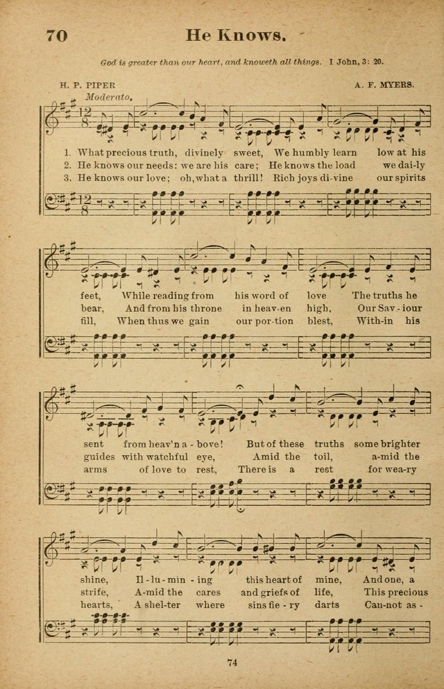 The Seed Sower: a collection of songs for Sunday schools and gospel meetings page 74