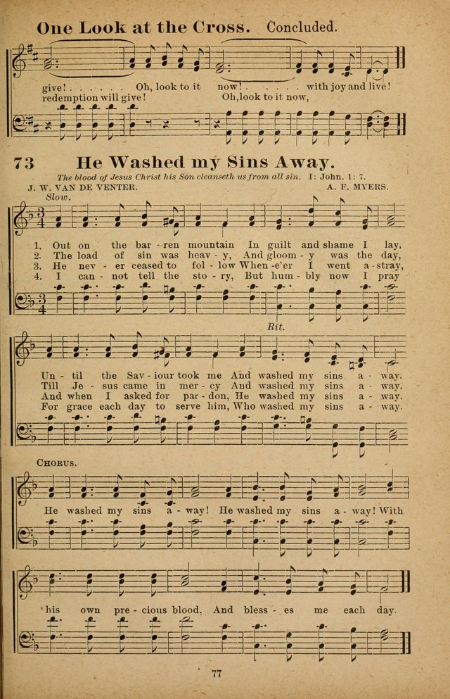 The Seed Sower: a collection of songs for Sunday schools and gospel meetings page 77