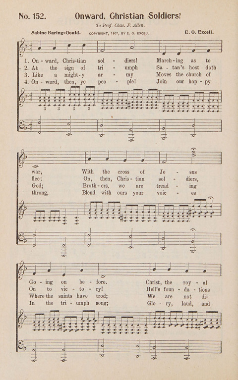 Service in Song: The cream of all the best songs, of all the best writers, together with Orders of Service for the Sunday School page 152